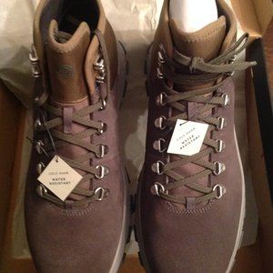 Cole Haan Men's ZeroGrand Gray Suede & Textile WR ZG St Hiker Boots - 11.5M- NIB